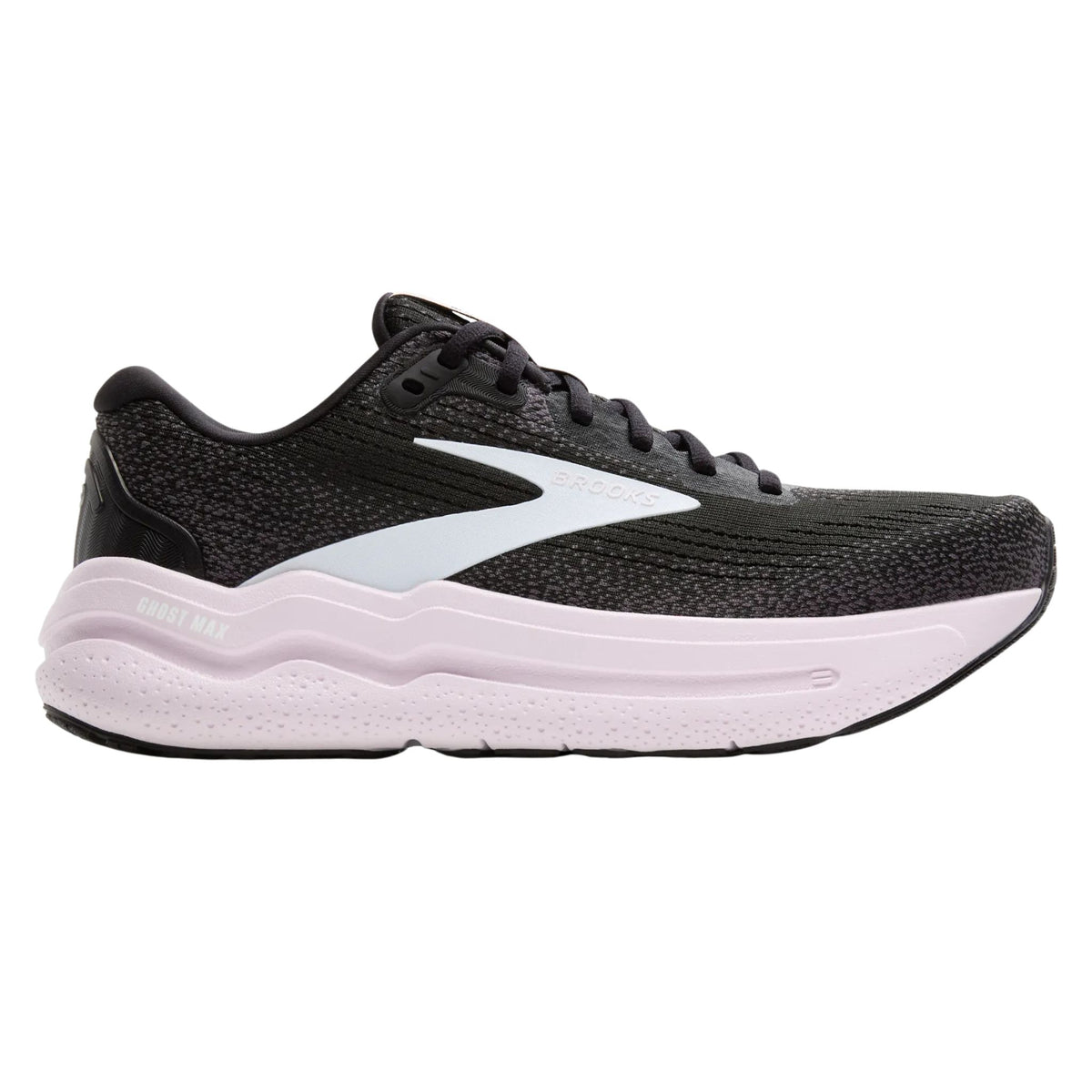 Brooks Women's 120420 077 Ghost Max 2 Black White Orchid Ice