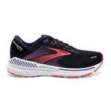 Brooks Women's 120353 080 Adrenaline GTS 22 Black Purple Coral Cushion Support Running Shoes ThatShoeStore