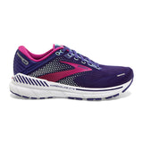 Brooks Women's 120353 403 Adrenaline GTS 22 Navy Yucca Pink Cushion Support Running Shoes ThatShoeStore