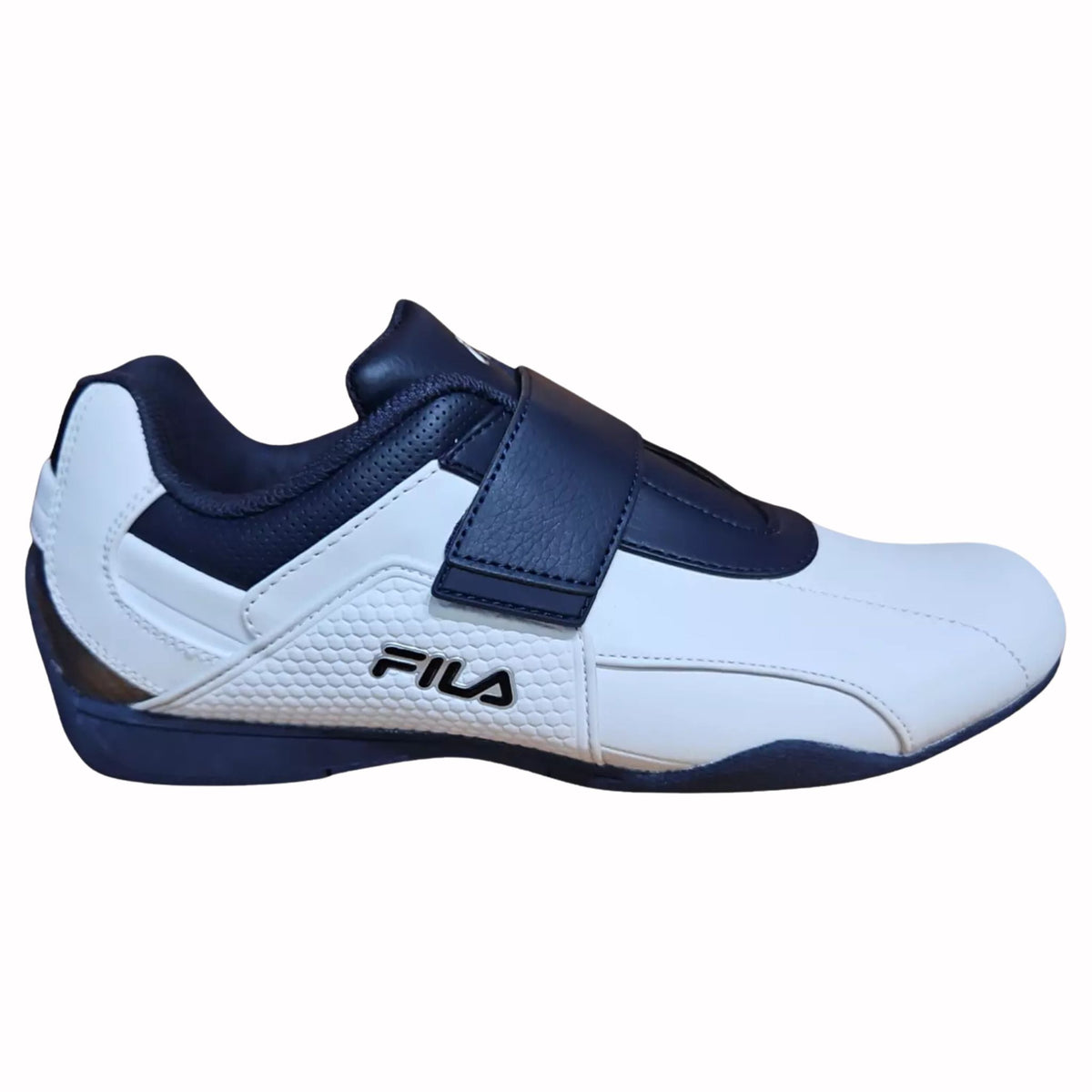 Fila Men\'s White and Blue Trainers Amazon.com | FILA Men main image 2