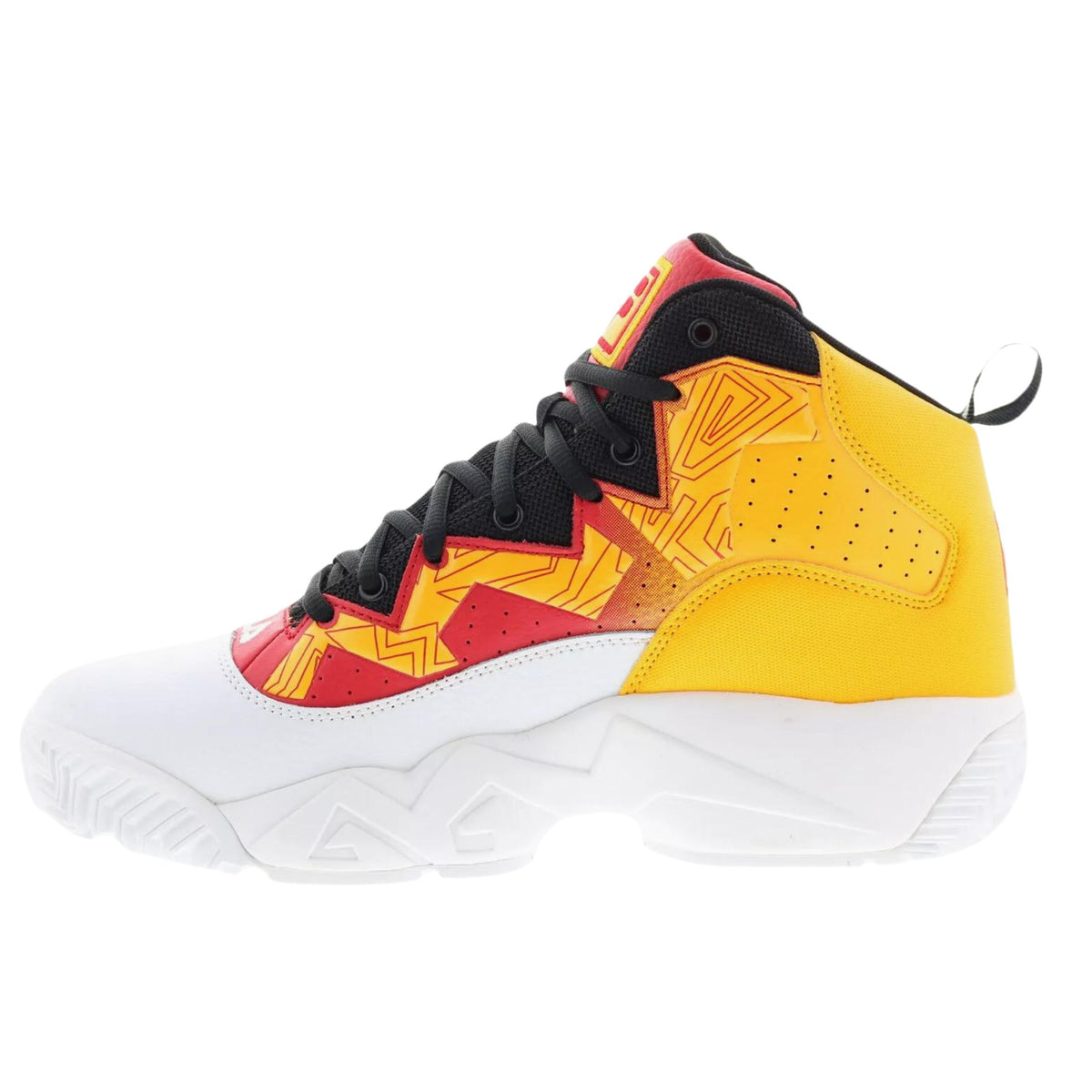 Fila Men's 1BM01746- 123 MB Jamal Mashburn White Gold Fusion Red