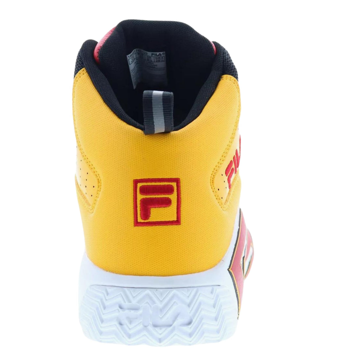 Fila Men 13 1BM01746- 123 MB Jamal Mashburn Wht Gold Red Retro Basketball Shoes Fila Men 13 1BM01746- 123 MB Jamal Mashburn Wht Gold Red  main image 2