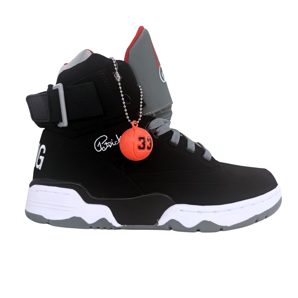 Patrick Ewing Athletics Men's 1EW90165-005 33 HI Black Grey