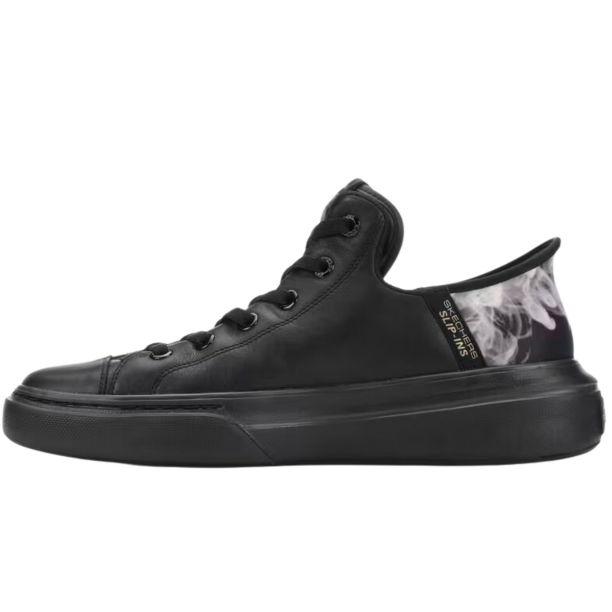 Skechers Men's 251016 Snoop One-OG Leather Black Slip Ins Casual