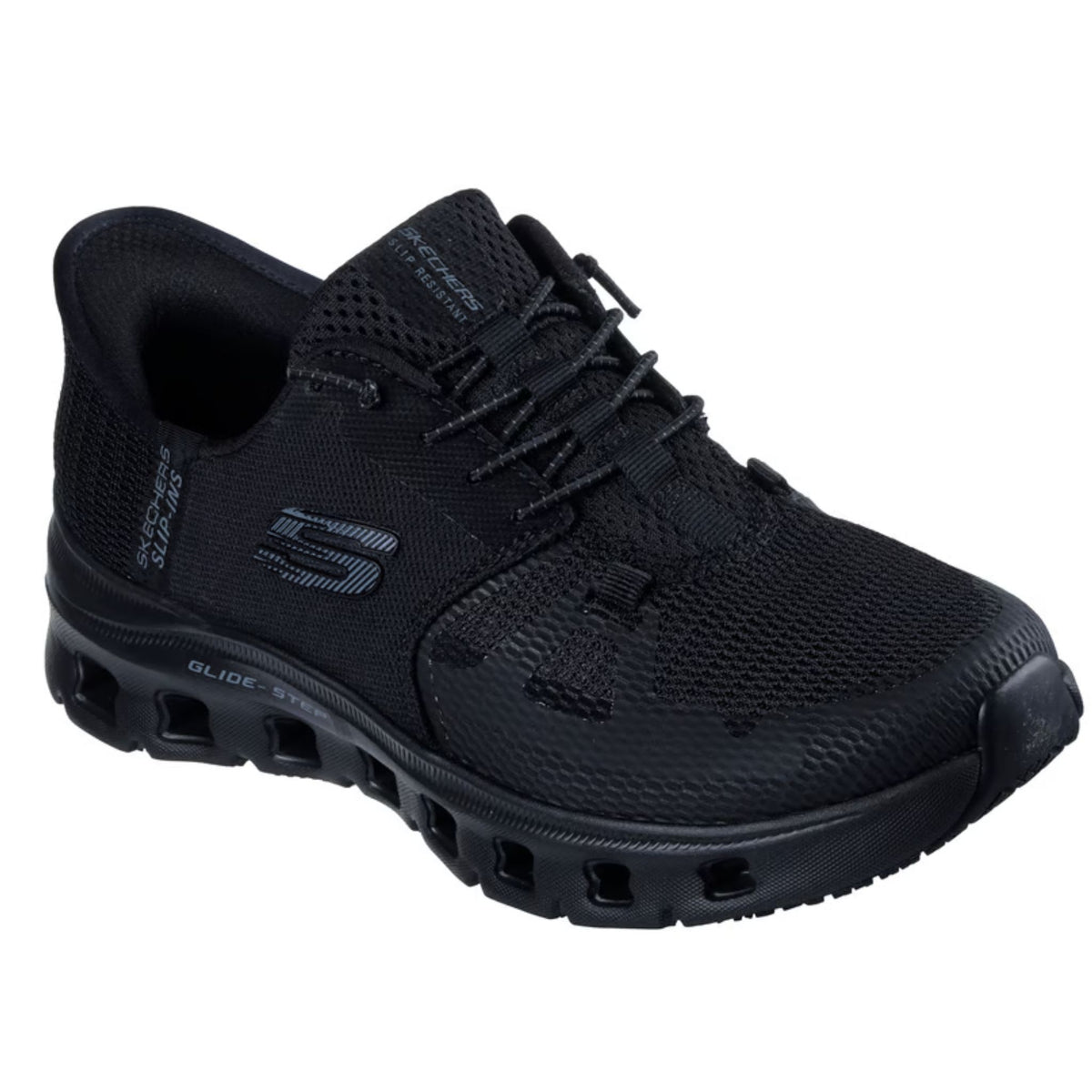 skechers black dress shoes ins Relaxed Fit Skechers Work Cottonwood-Cantix-200251 7.5 Men's