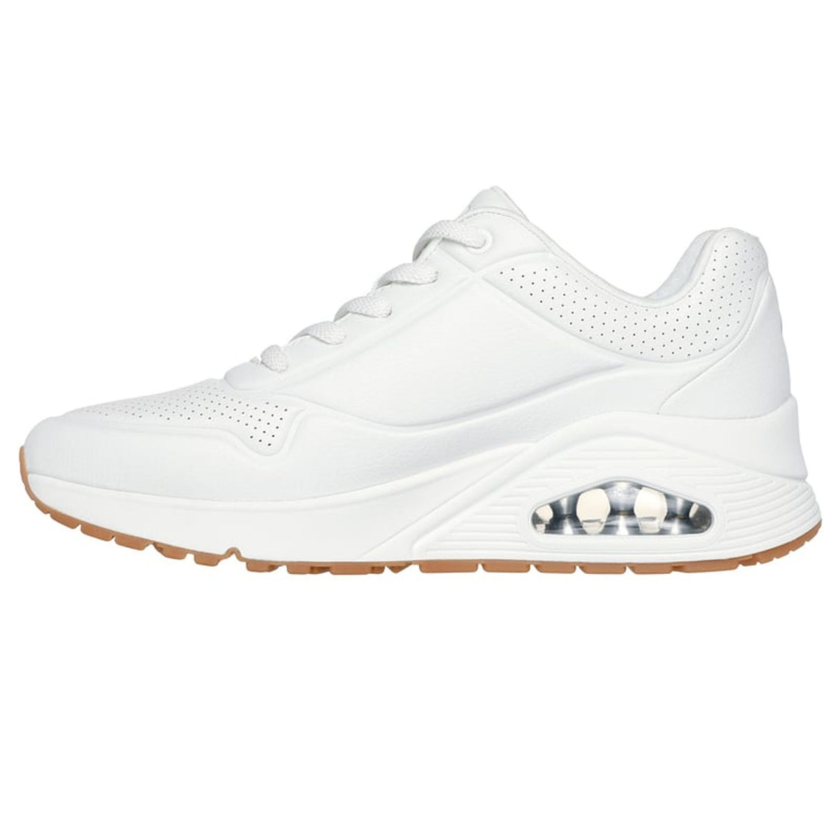 Skechers Women's 177480 Uno Envy Pointed Bliss White Casual