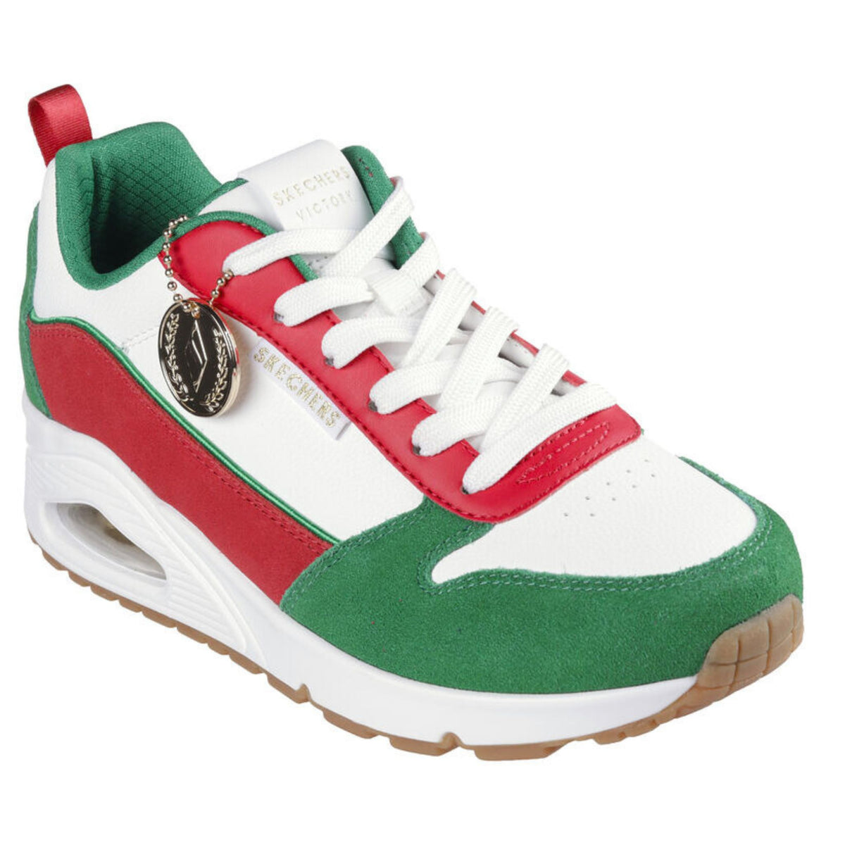 Skechers Women's 177910 Uno- Victory Pack White Gray Casual Shoes