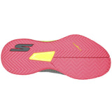 Skechers Women's 172069 Viper Court Pro Gray Pink Pickleball Shoes ThatShoeStore