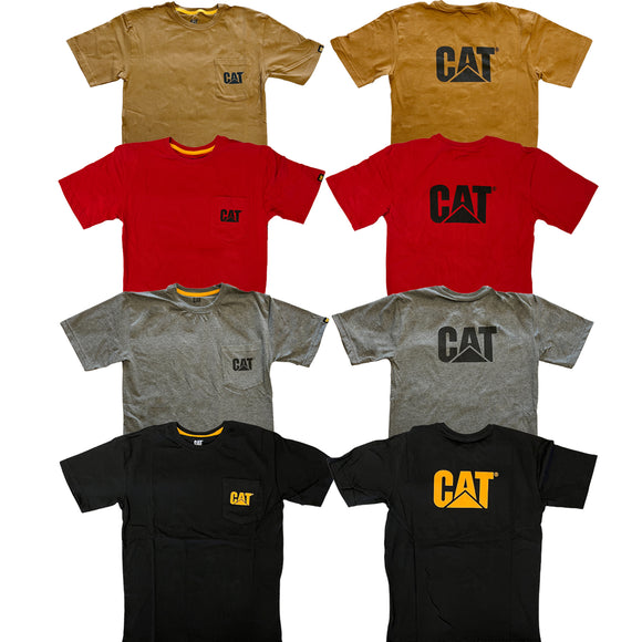 Caterpillar Men's Trademark Logo Pocket T-Shirt 1510552
