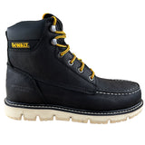 DEWALT Men's DXWP10034 Flex Moc Black PitStop Leather Plain Toe Work Boots ThatShoeStore