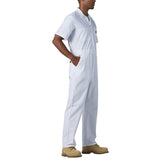 Dickies Men's 33999 Short Sleeve Coveralls White ThatShoeStore