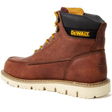 DEWALT Men's DXWP10034 Flex Moc Leather Plain Toe Work Boots Walnut PitStop ThatShoeStore
