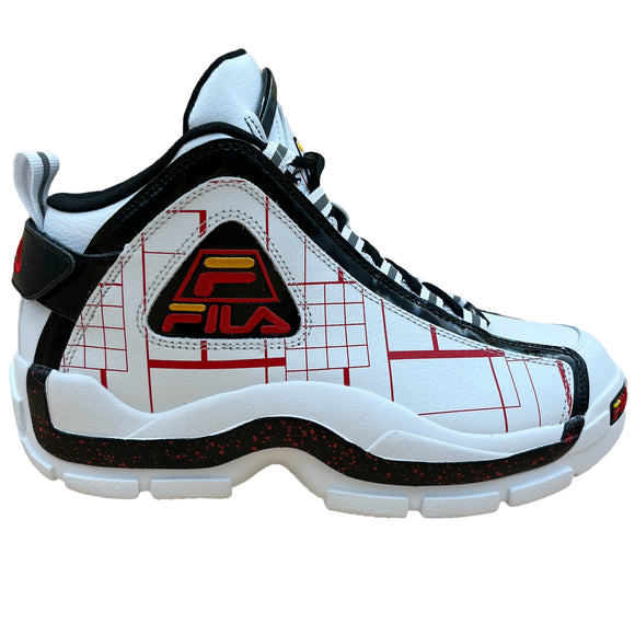 Fila Men's Grant Hill 2 Grid White/Black Basketball Shoes