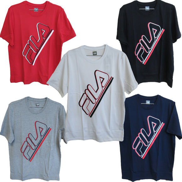 Fila Men's Crew Slanted Logo T-Shirt SM933694