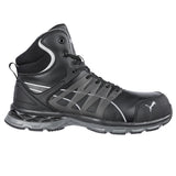 Puma Men's 633805 Velocity 2.0 Black Mid Composite Safety Toe Work Boots ThatShoeStore
