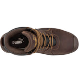 Puma Men's 630925 Tornado CTX Brown Mid Soft Toe Work Boots ThatShoeStore