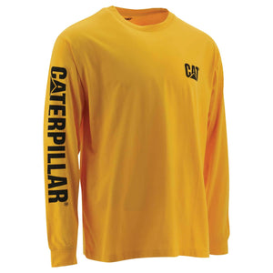 Caterpillar Men's Trademark Banner Long Sleeve T-Shirt 1510034