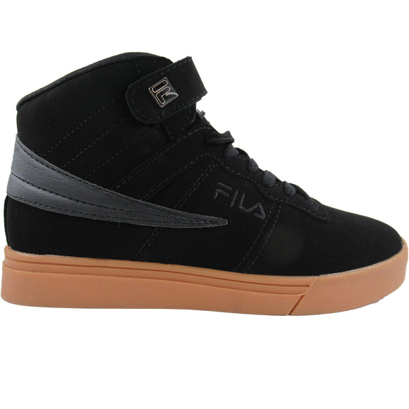 Fila Men's Vulc 13 Mid Plus Black Silver Gum Casual Shoes