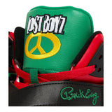 Patrick Ewing Athletics Men's 1EW02637-637 Rouge x LOST BOYZ Black/Red/Green Basketball Shoes ThatShoeStore