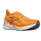 Brooks Mens 110446 821 Glycerin GTS 22 Orange Nightlife White Plush Cushion Support Running Shoes (Medium D Width) ThatShoeStore