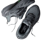 Brooks Men's 110475 004 Ghost Trail Gray Gray Blackened Pearl Balanced Cushion Trail Running Shoes (Wide 2E Width) ThatShoeStore
