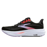 Brooks Women's 120431 080 Ghost 17 Black Purple Coral Neutral Cushion Running Shoes (Medium B Width) ThatShoeStore