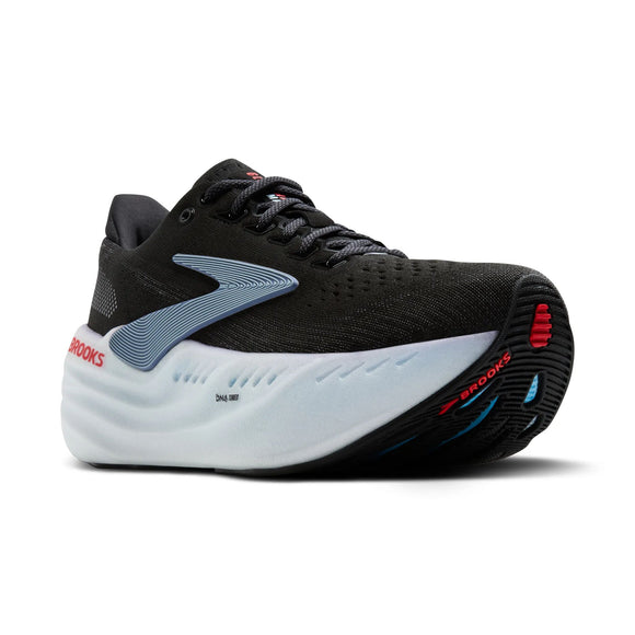 Brooks Men's 110447 045 Glycerin Max Black Ebony / Winter Sky Cushion Support Shoes