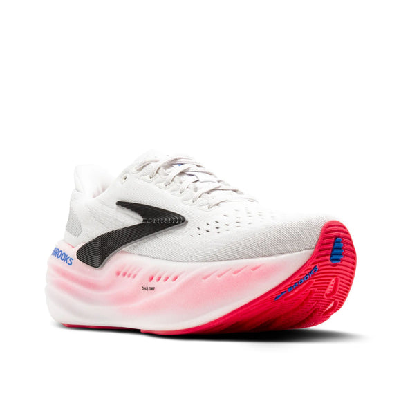 Brooks Women's 120436 118 Glycerin Max White / Black/ Diva Pink Cushion Support Running Shoes