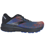 Brooks Men's 110366 041 Adrenaline GTS 22 Black/Blue/Light Blue/Orange Cushion Support Running Shoes ThatShoeStore