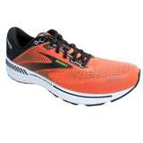 Brooks Men's 110366 846 Adrenaline GTS 22 Orange Black White Cushion Support Running Shoes ThatShoeStore