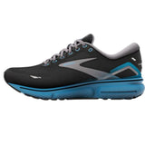 Brooks Men's 110393 056 Ghost 15 Black Blackened Pearl Blue  Cushion Running Shoes ThatShoeStore