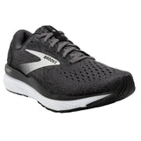 Brooks Men's 110418 090 Ghost 16 Black Grey White Cushion Support Running Shoes ThatShoeStore