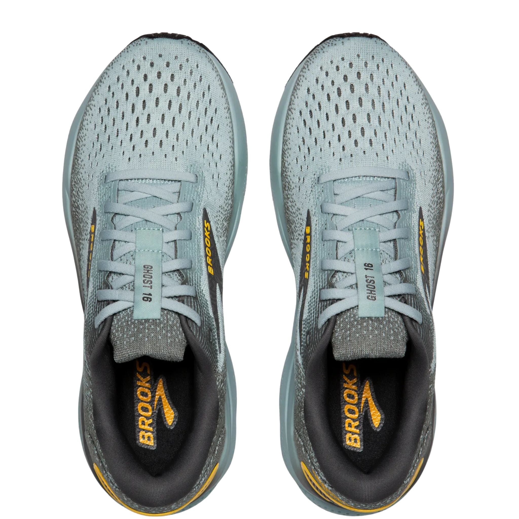Brooks Ghost 16 Running Shoes Men\'s 10.5 Cloud Grey White Walking Brooks Ghost 16 Shoes Mens 12 Cloud Grey Gold | Mercari main image 3