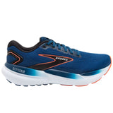Brooks Men's 110420 474 Glycerin GTS 21 Blue Opal Black Nasturtium Cushion Support Shoes ThatShoeStore