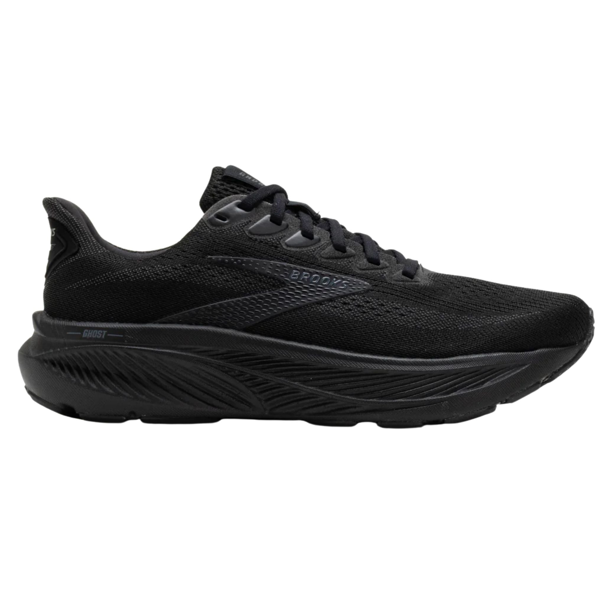 Brooks Ghost 16 Mens Running Shoes Black Ebony 1104181D020 Size 12‎ Medium D Brooks Ghost 16 Black Ebony for sale | eBay main image 2