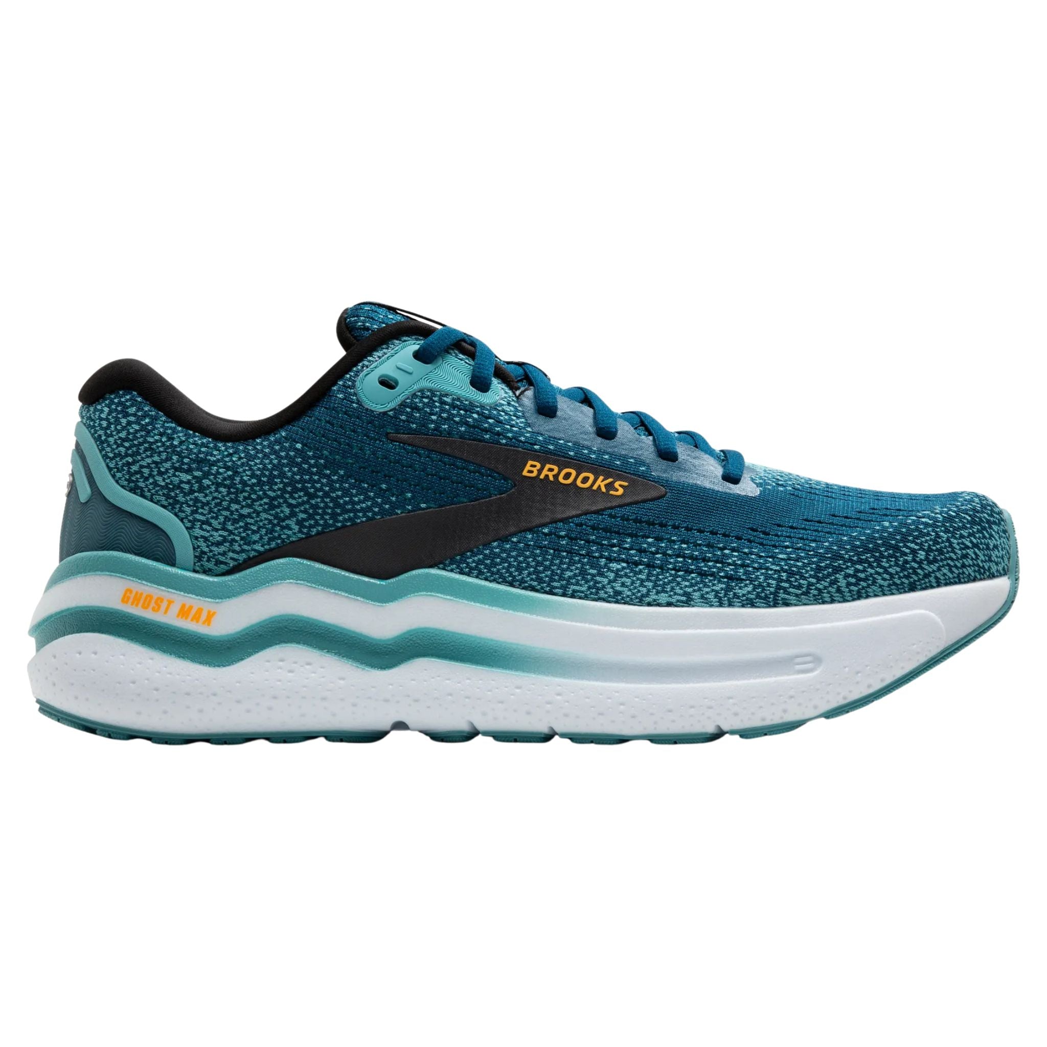 Brooks Ghost Max 2 Men’s Size 10 Moroccan Blue Aqua Orange Pop Running Shoes Brooks Men main image 3