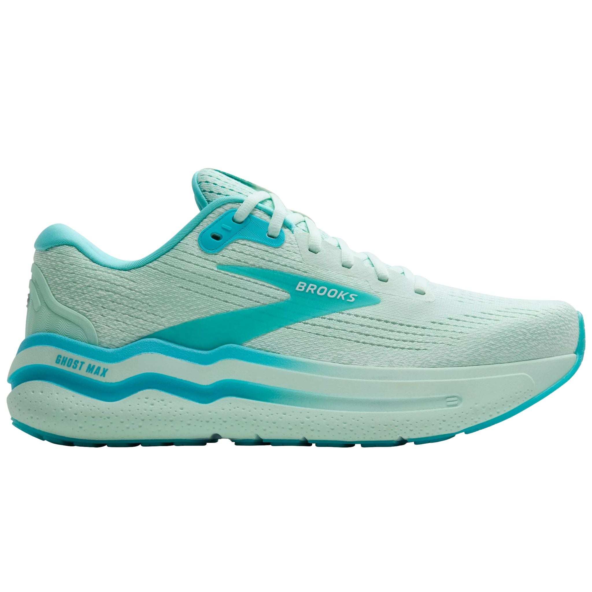 Brooks Men's 110431 451 Ghost Max 2 Honey Dew Blue White Cushion