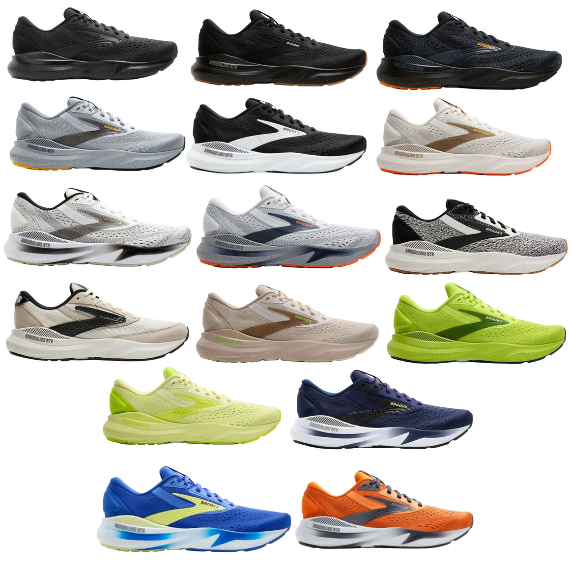 Brooks Men's 110437 Adrenaline GTS 24 Cushion Support Running Shoes Me ...