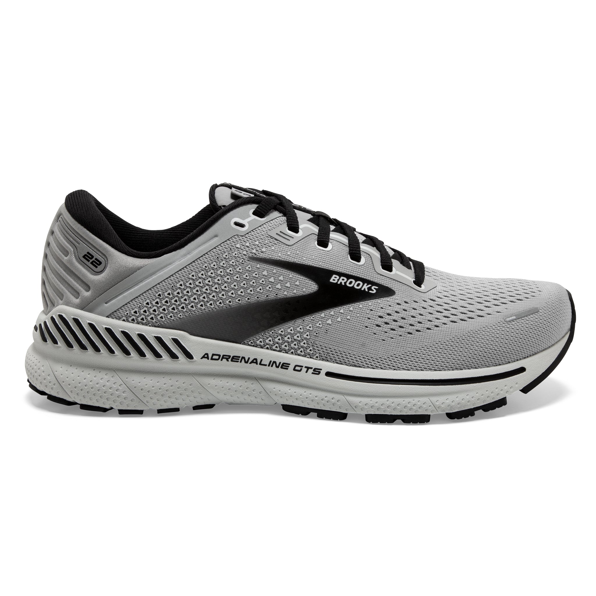 Brooks Men s 110366 012 Adrenaline GTS 22 Alloy Grey Black Cushion Sup That Shoe Store and More