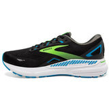 Brooks Men's 110391 006 Adrenaline GTS 23  Black Hawaiian Ocean Green Cushion Support Running Shoes ThatShoeStore