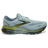 Brooks Men's 110391 458 Adrenaline GTS 23  Cloud Blue Goblin Blue Lime Cushion Support Running Shoes ThatShoeStore