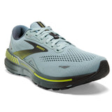 Brooks Men's 110391 458 Adrenaline GTS 23  Cloud Blue Goblin Blue Lime Cushion Support Running Shoes ThatShoeStore