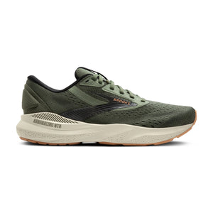 Brooks Men's 110437 302 Adrenaline GTS 24 Thyme Black Pelican Cushion Support Running Shoes