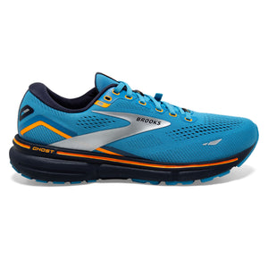 Brooks Men s 110394 480 Ghost 15 GTX Blue Peacoat Orange Cushion Neutr That Shoe Store and More