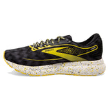 Brooks Men's 110388 063 Trace 2 Black White Yellow Cushion Neutral Running Shoes ThatShoeStore