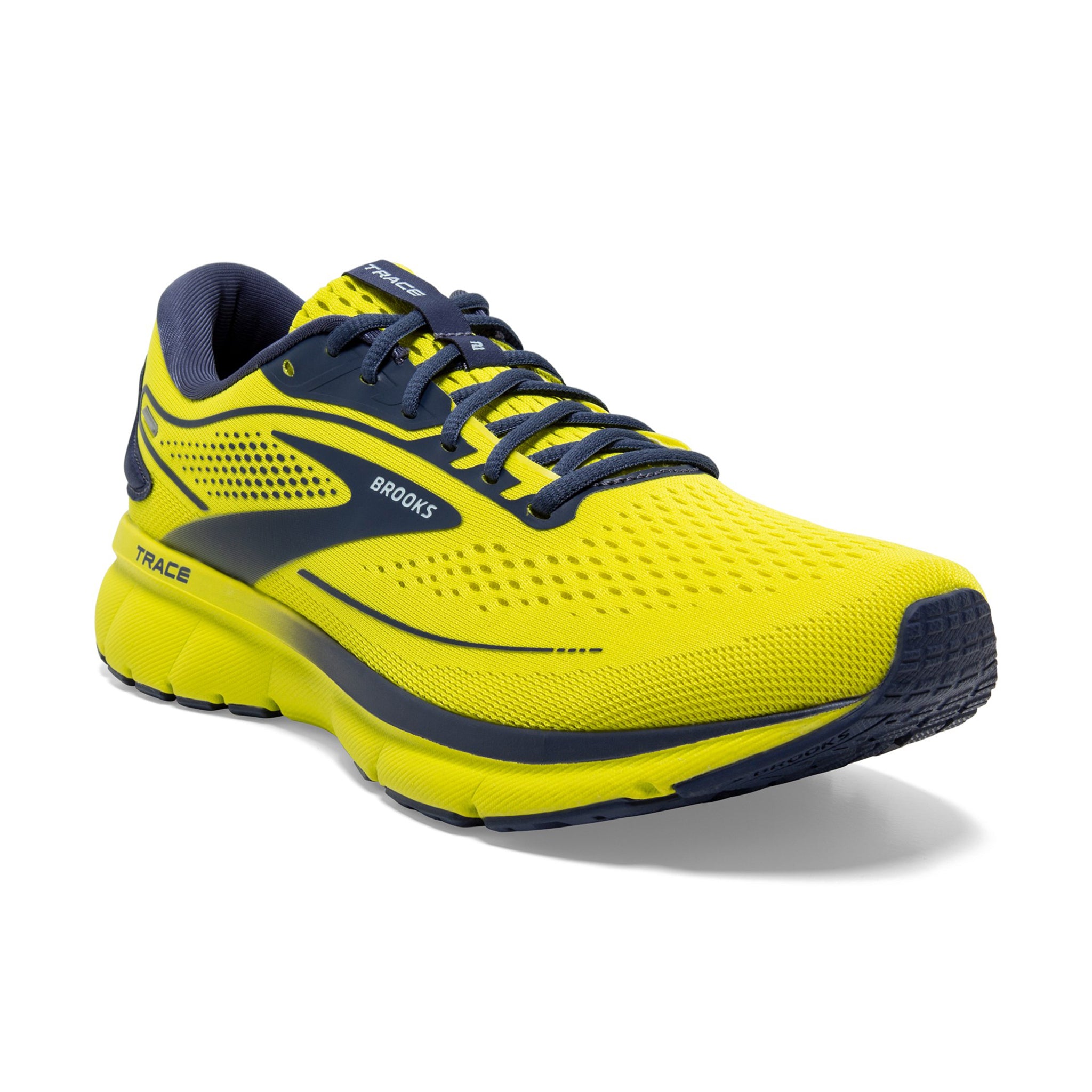 Brooks Men s 110388 771 Trace 2 Sulphur Crown Blue Blue Cushion