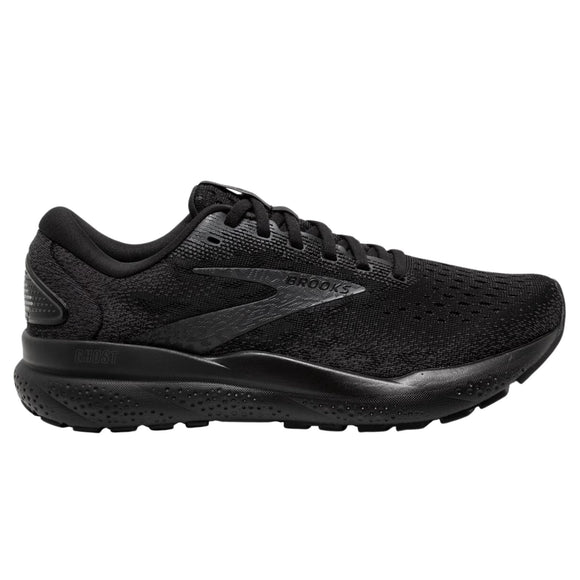 Brooks Women's 120407 020 Ghost 16 Black Black Ebony Cushion Support Running Shoes