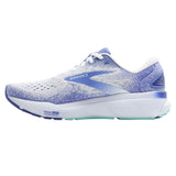 Brooks Women's 120407 152 Ghost 16 White Amparo Blue Limpet Shell Cushion Support Running Shoes ThatShoeStore