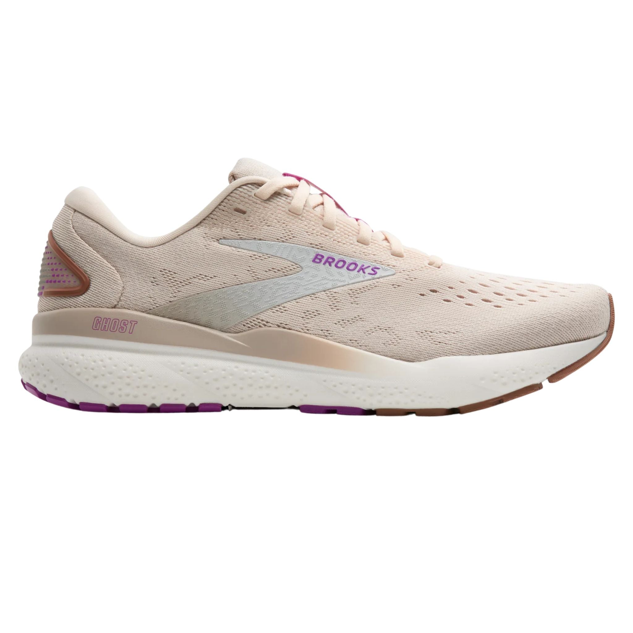 Brooks Women's 120407 251 Ghost 16 Almond Peach Coconut Purple