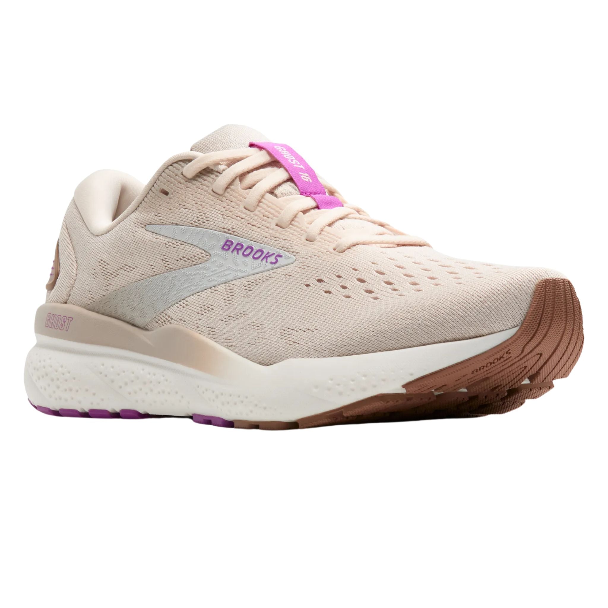 Brooks Women's 120407 251 Ghost 16 Almond Peach Coconut Purple